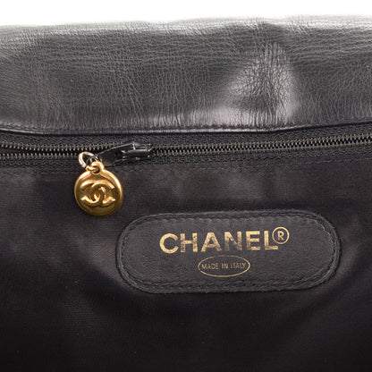 Chanel Lambskin Quilted Briefcase Laptop Bag Black 6 of 7