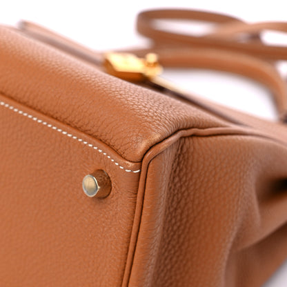 Hermes Togo Kelly Retourne 32 Gold 9 of 16