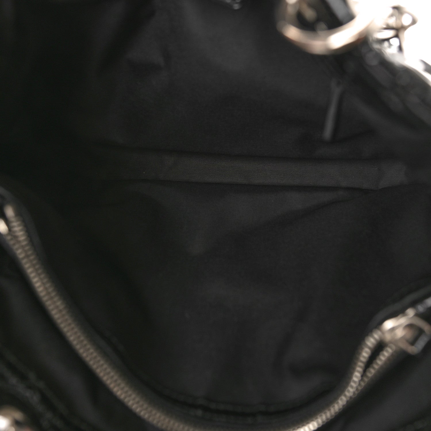 Christian Dior Patent Cannage Dior Soft Shopping Tote Black 5 of 13