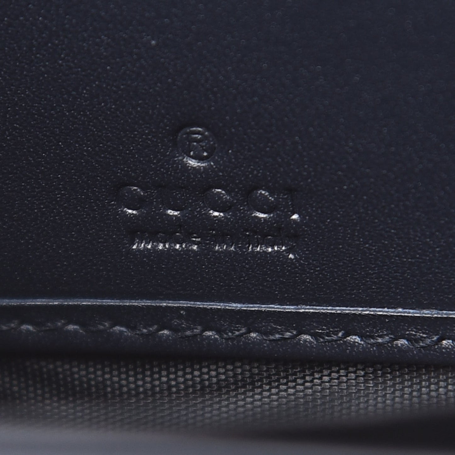 GG Supreme Monogram Web Zip Around Wallet Beige Blue
