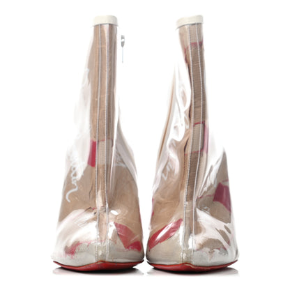 Christian Louboutin PVC Loubi So Kate Booty 100 Ankle Boots 40 Kraft 4 of 20