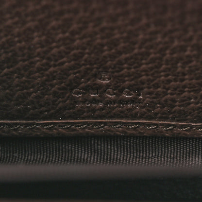 Gucci GG Supreme Monogram Web Ophidia Zip Around Wallet Brown 6 of 7