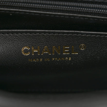 Chanel Caviar Quilted Mini Retro Twist Top Handle Flap Black 6 of 11
