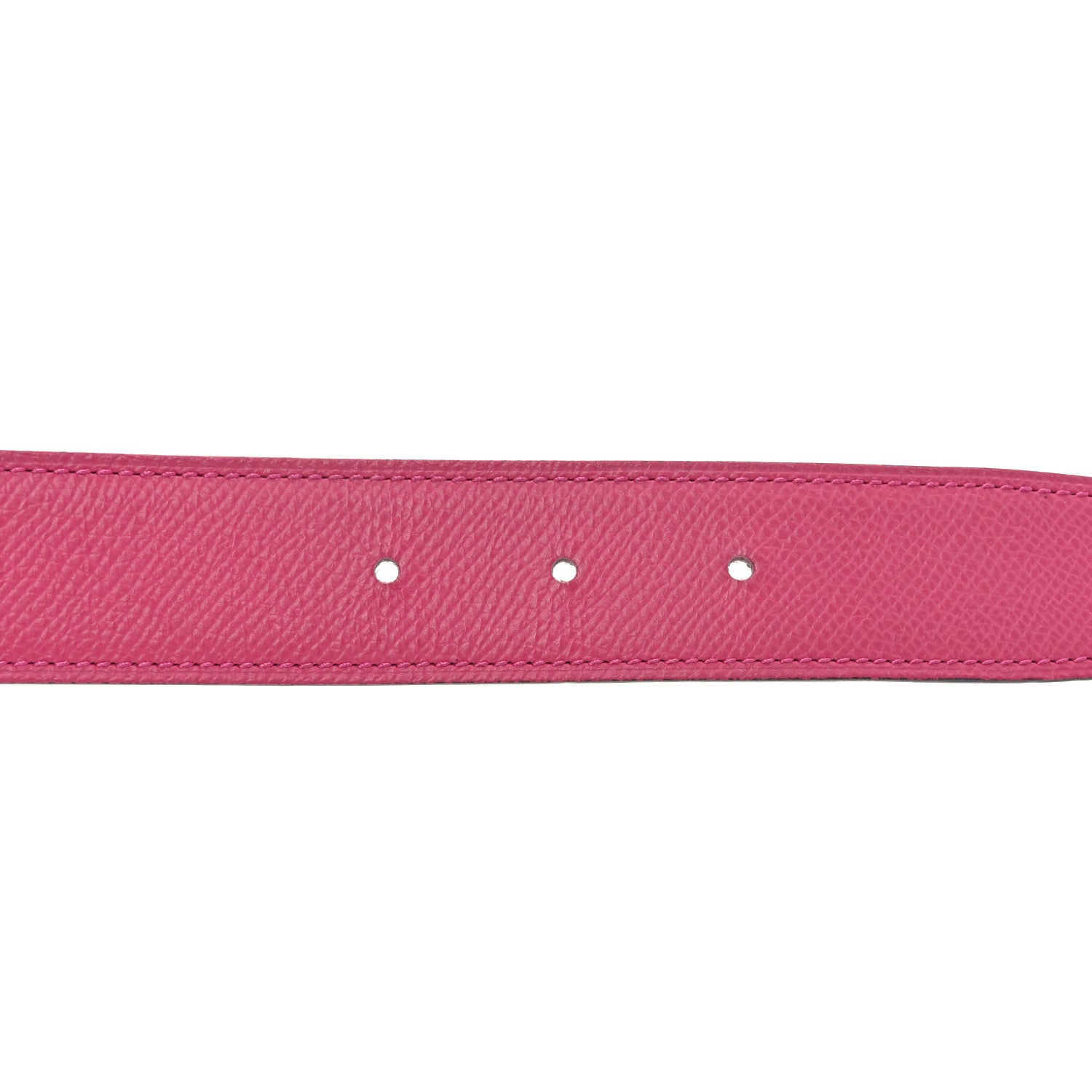 Hermes Epsom 32mm Belt Strap 85  Rose Tyrien Rouge H 3 of 5
