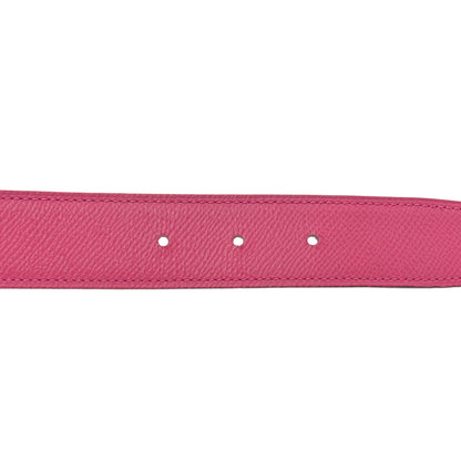 Hermes Epsom 32mm Belt Strap 85  Rose Tyrien Rouge H 3 of 5