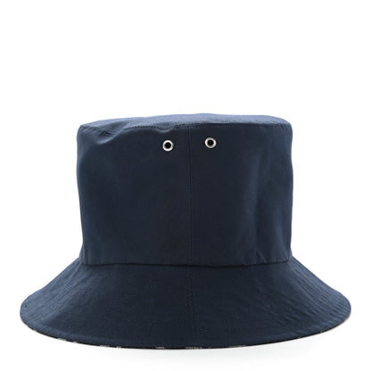 Christian Dior Oblique Reversible Teddy-D Brim Bucket Hat 59 Blue 10 of 17