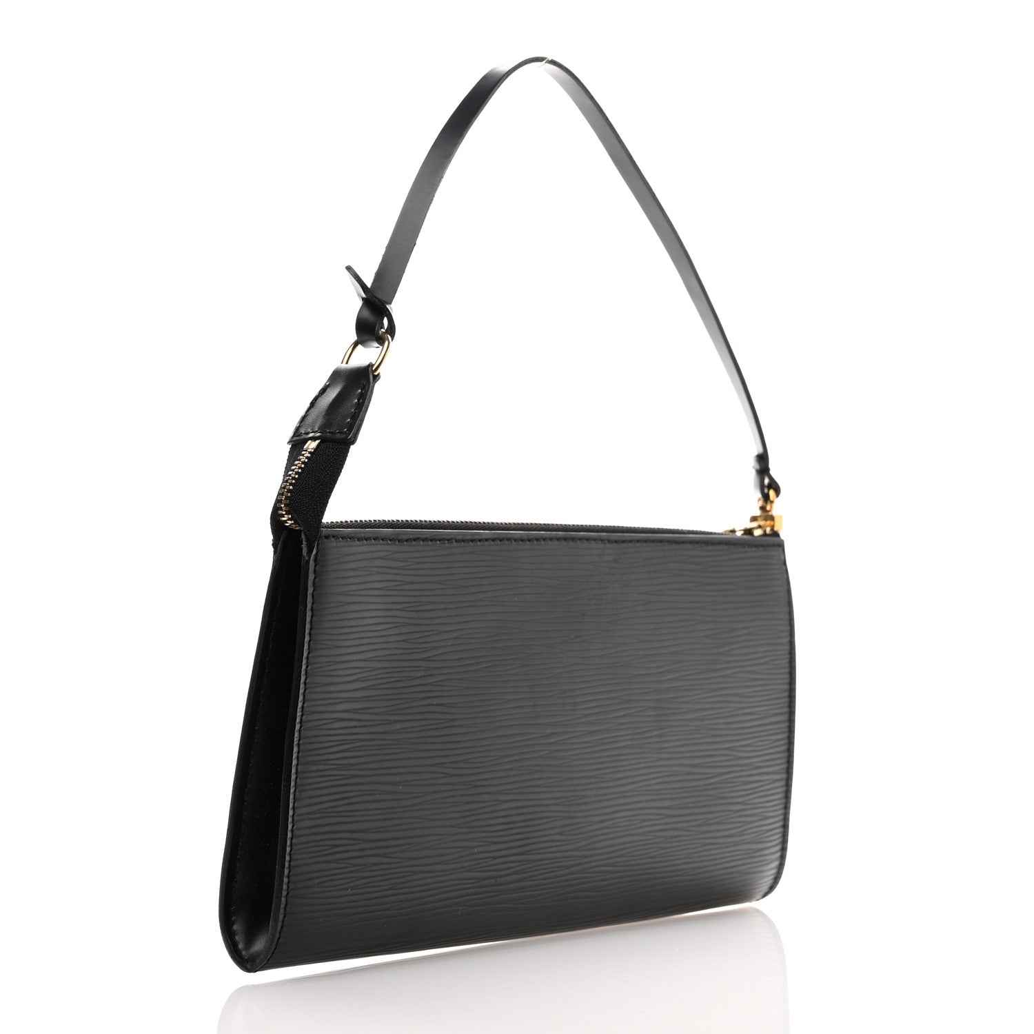 Louis Vuitton Epi Pochette Accessories 24 Black 3 of 10