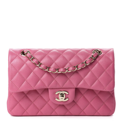 Chanel Caviar Quilted Small Double Flap Pink 1 of 11