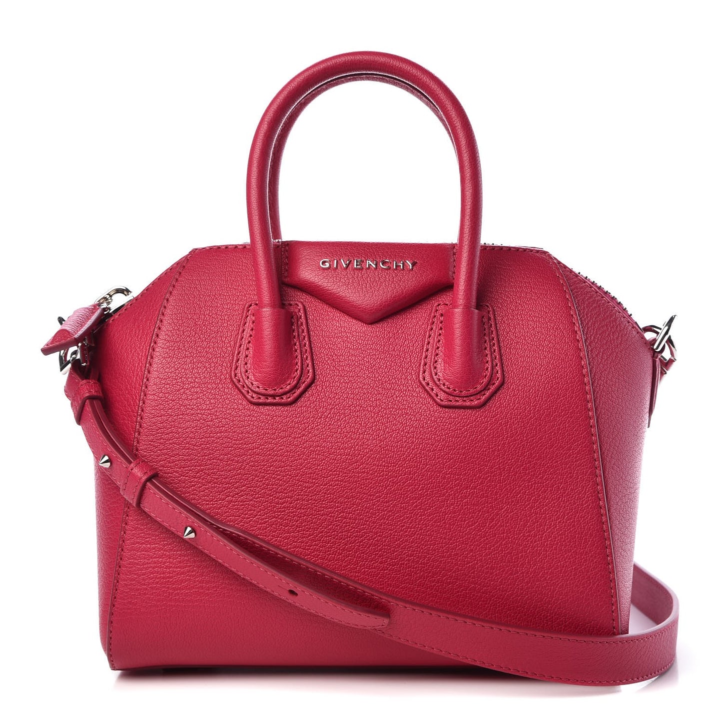 Sugar Goatskin Mini Antigona Fushia
