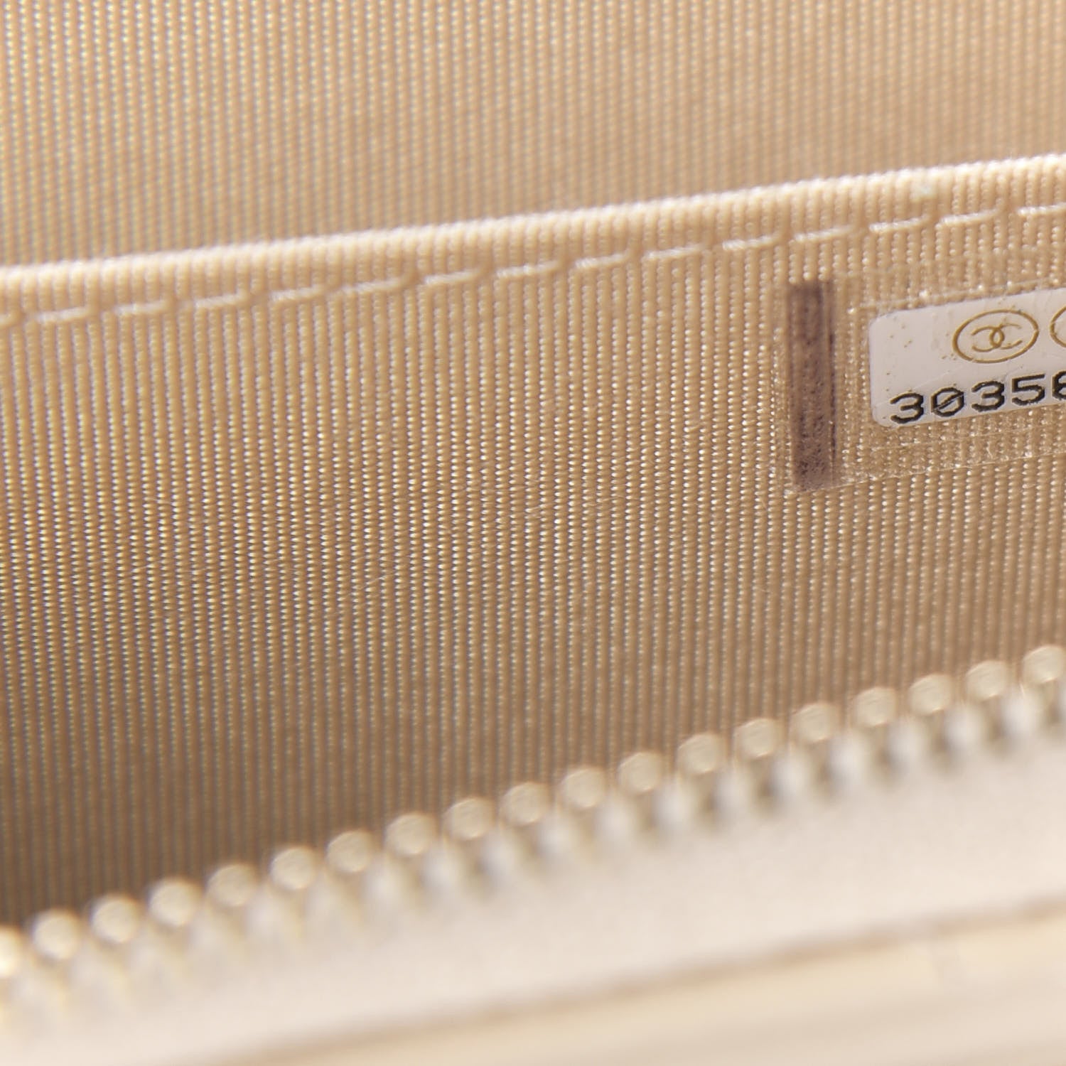 Chanel Lambskin Quilted 19 Zip Around Coin Purse Wallet Beige 7 of 8