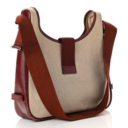 Hermes Toile Sako 32 Natural Rouge H 3 of 22