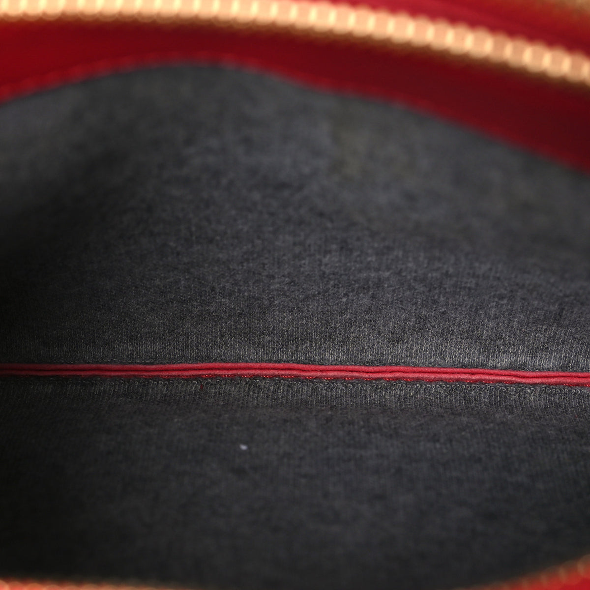 Celine Lambskin Small Trio Crossbody Bag Red 5 of 15
