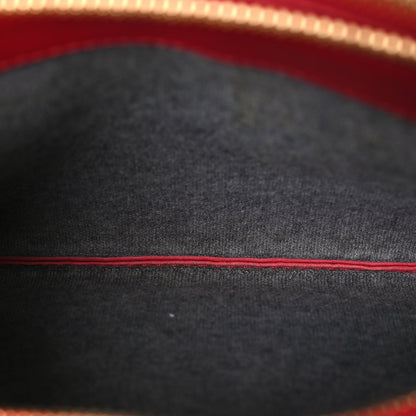 Celine Lambskin Small Trio Crossbody Bag Red 5 of 15