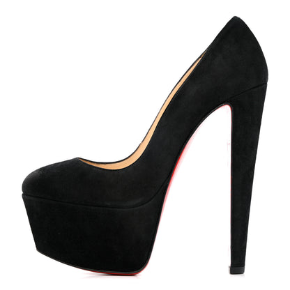 Christian Louboutin Suede Alta Vicky 160 Pumps 37 Black 1 of 15