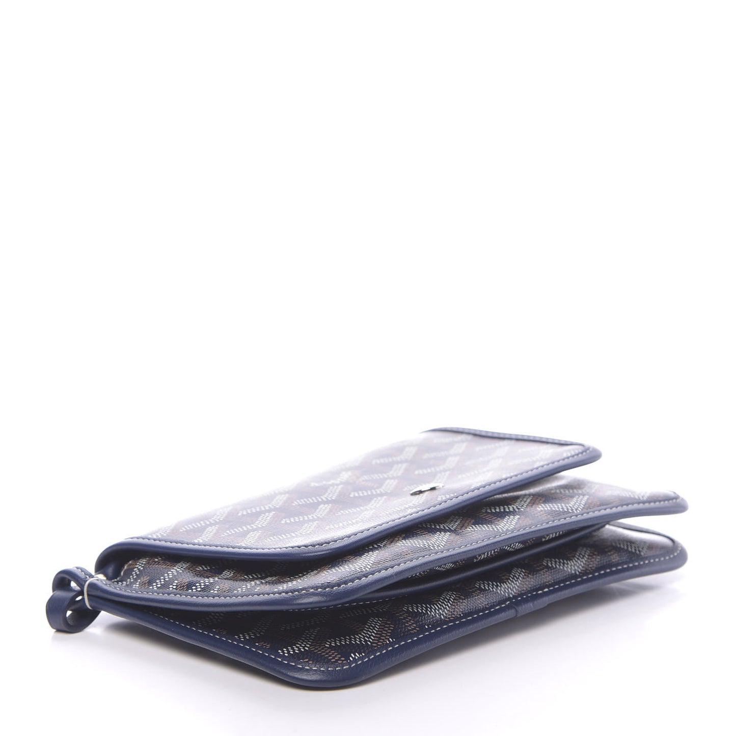 Goyardine Plumet Wallet Clutch Navy