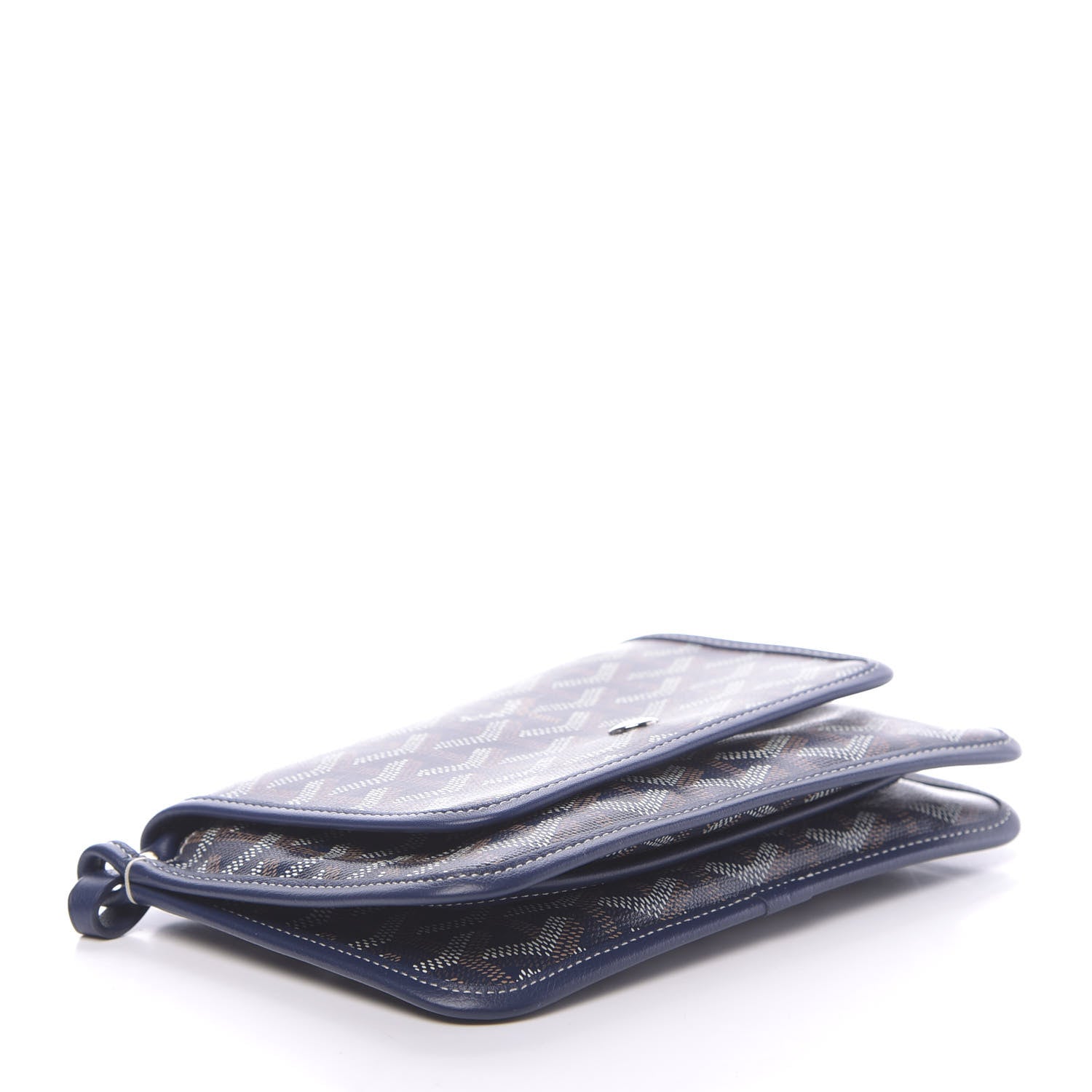 Goyard Goyardine Plumet Wallet Clutch Navy 4 of 9
