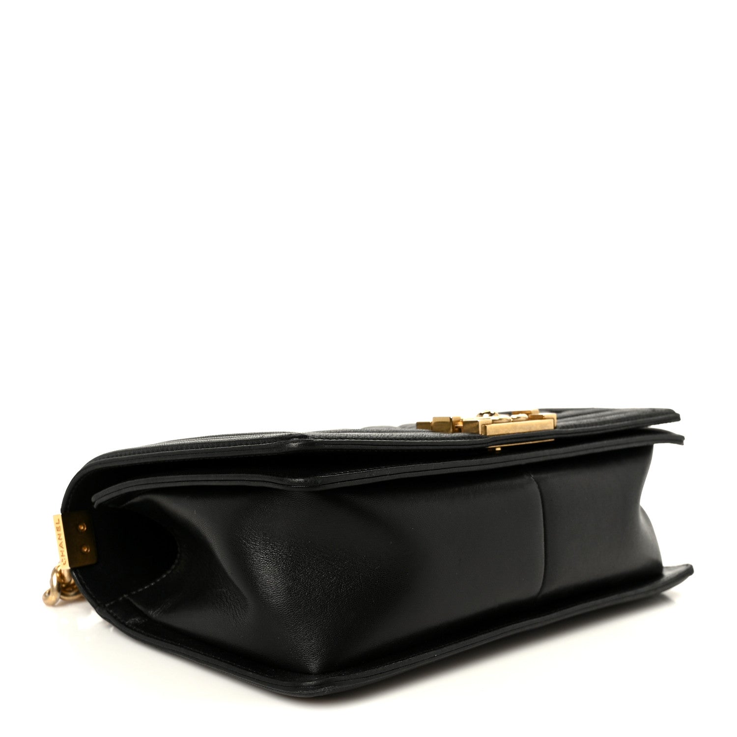 Chanel Lambskin Quilted Medium Boy Flap Black 4 of 11