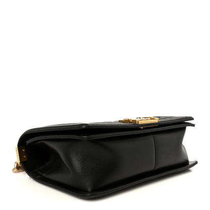 Chanel Lambskin Quilted Medium Boy Flap Black 4 of 11