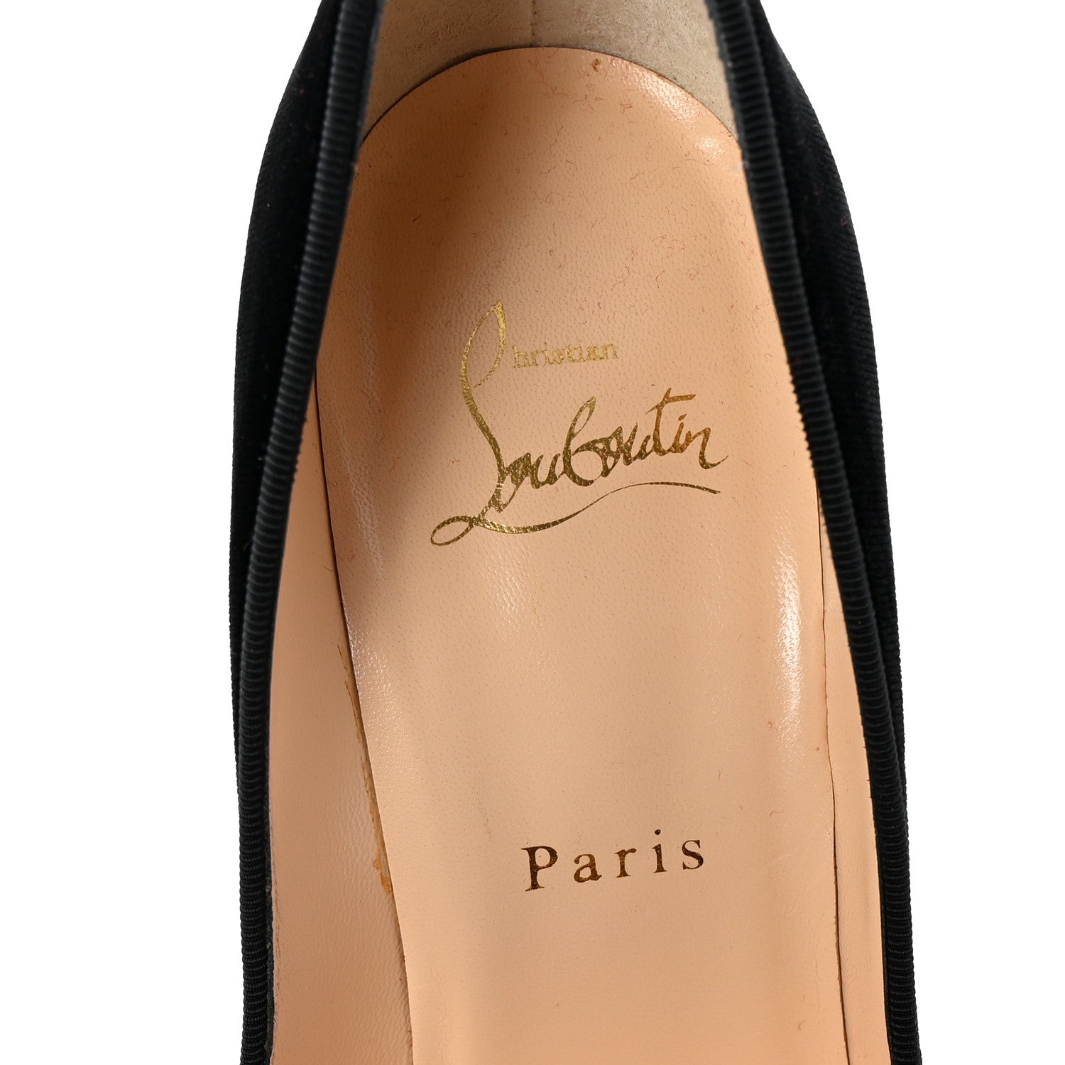 Christian Louboutin Velvet 100 Pumps 36.5 Black 8 of 8