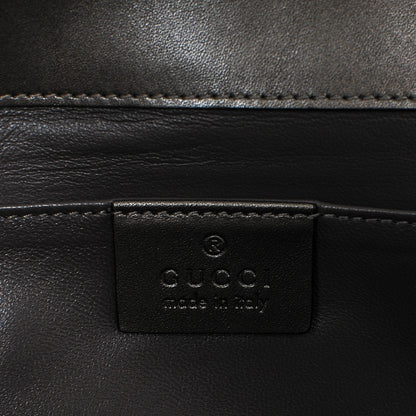 Gucci Metallic Python Crystal Pearl Broadway Clutch 6 of 6