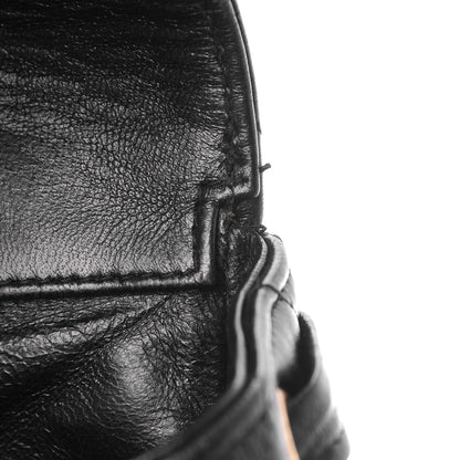 Chanel Lambskin Quilted Drawstring Backpack Black 8 of 12