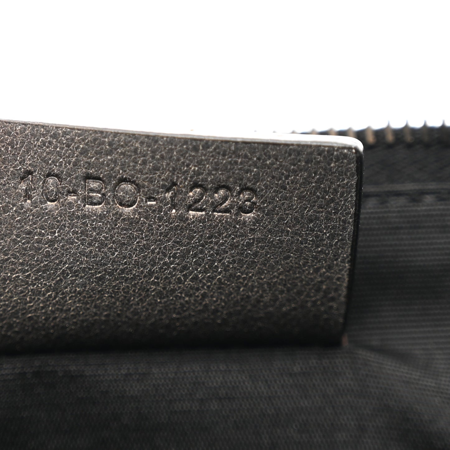 Calfskin 1947 Lily of The Valley Pouch Grey