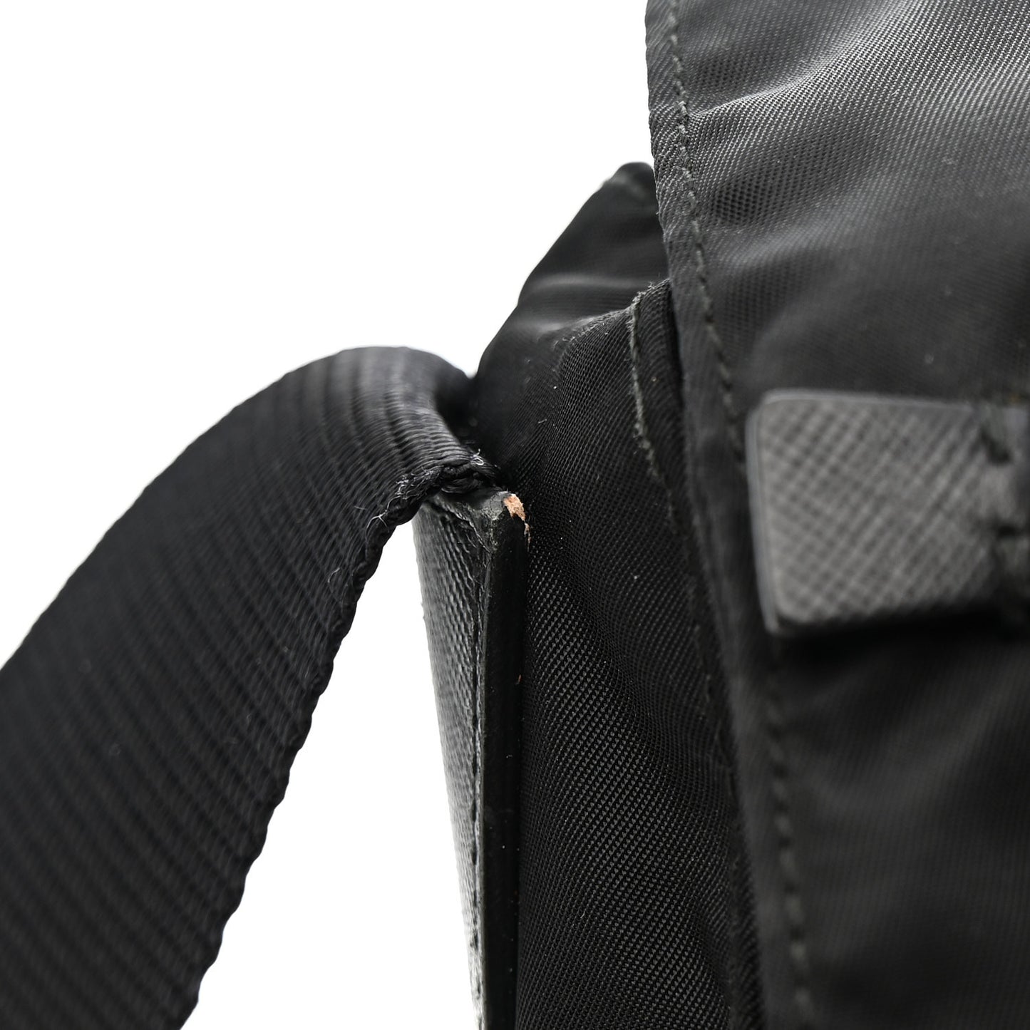 Nylon Vela Sport Messenger Bag Black