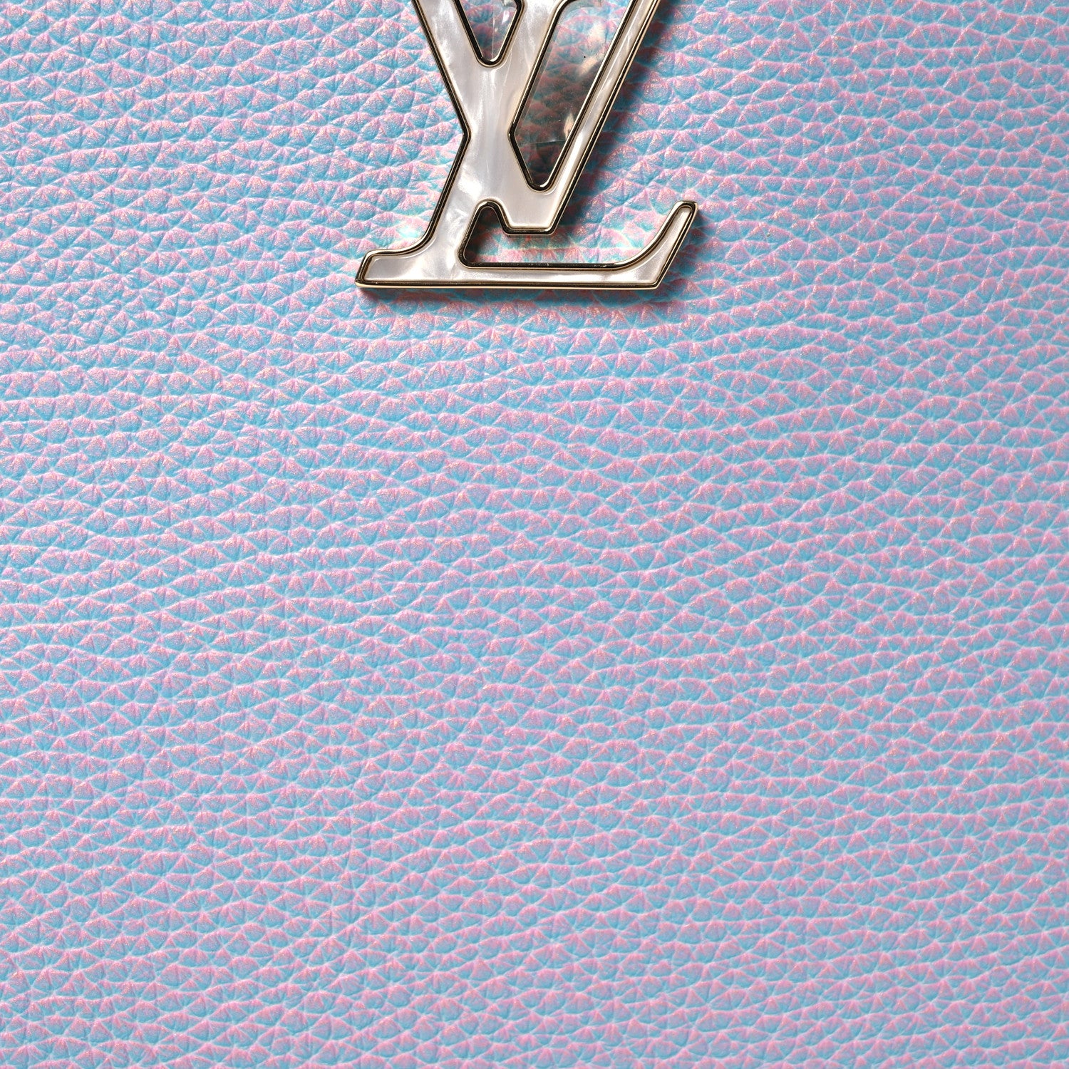 Louis Vuitton Taurillon Summer Stardust Capucines BB Lilas Purple 8 of 12