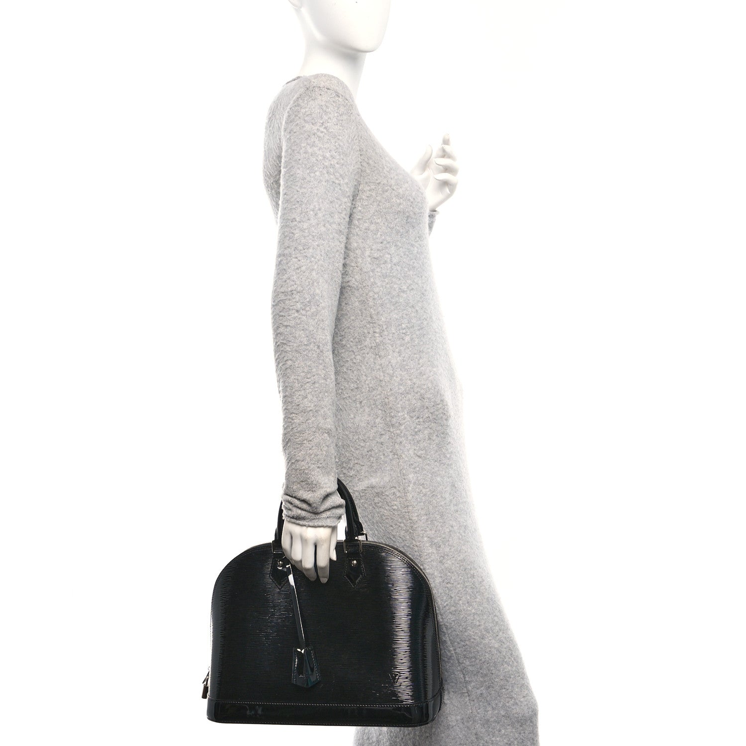 Louis Vuitton Electric Epi Alma MM Black 2 of 11