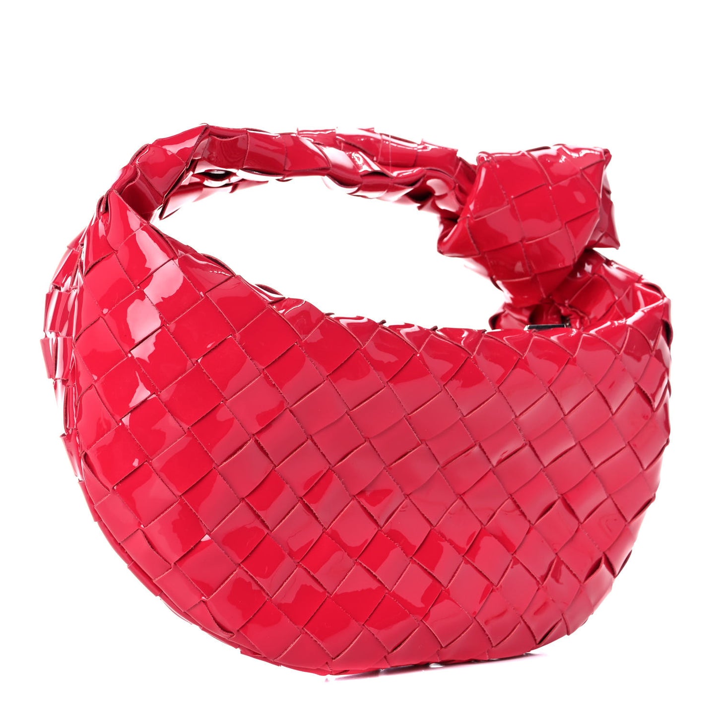 Patent Nappa Intrecciato Mini Jodie Candy Stripe