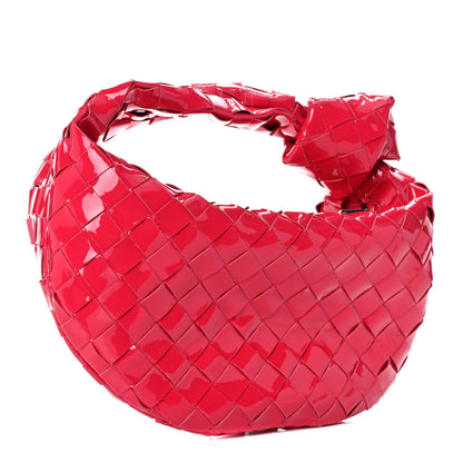 Bottega Veneta Patent Nappa Intrecciato Mini Jodie Candy Stripe 3 of 9