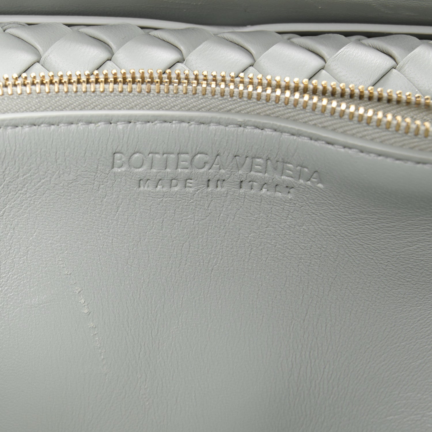 Bottega Veneta Nappa Intrecciato Patti Top Handle Bag Agate Grey 13 of 13