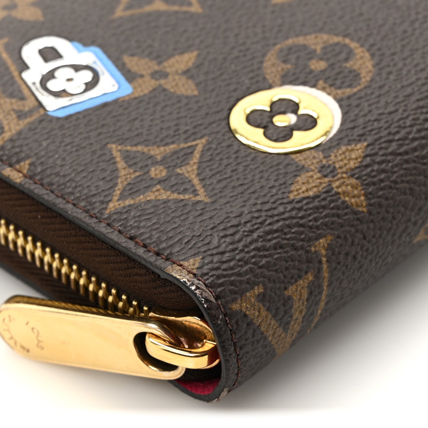 Monogram LV Love Lock Zippy Wallet