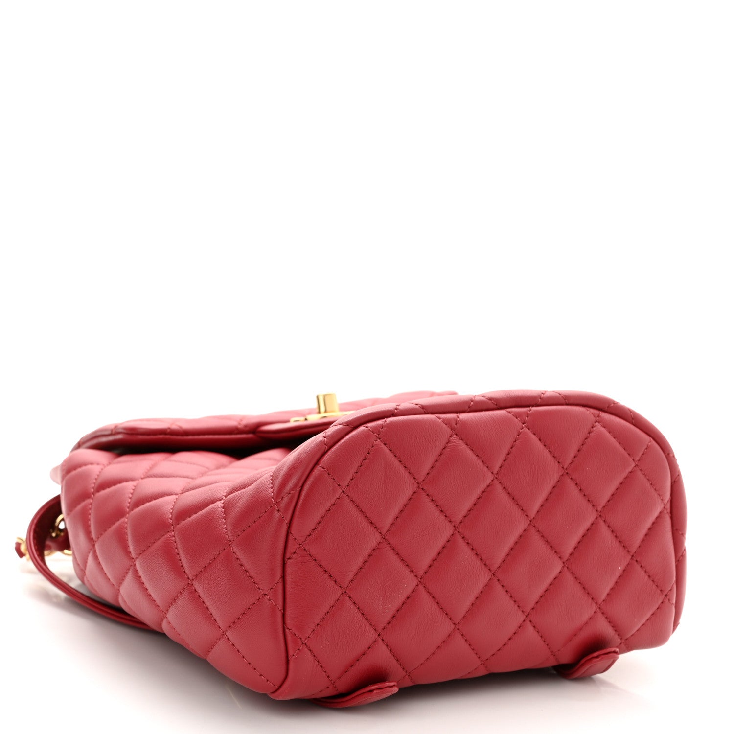 Chanel Calfskin Quilted Mini Urban Spirit Backpack Red 4 of 10