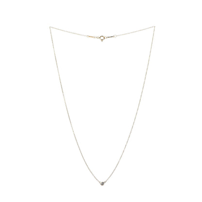 Tiffany 18K Yellow Gold Diamond .03ct Elsa Peretti Diamonds by the Yard Pendant Necklace 3 of 7