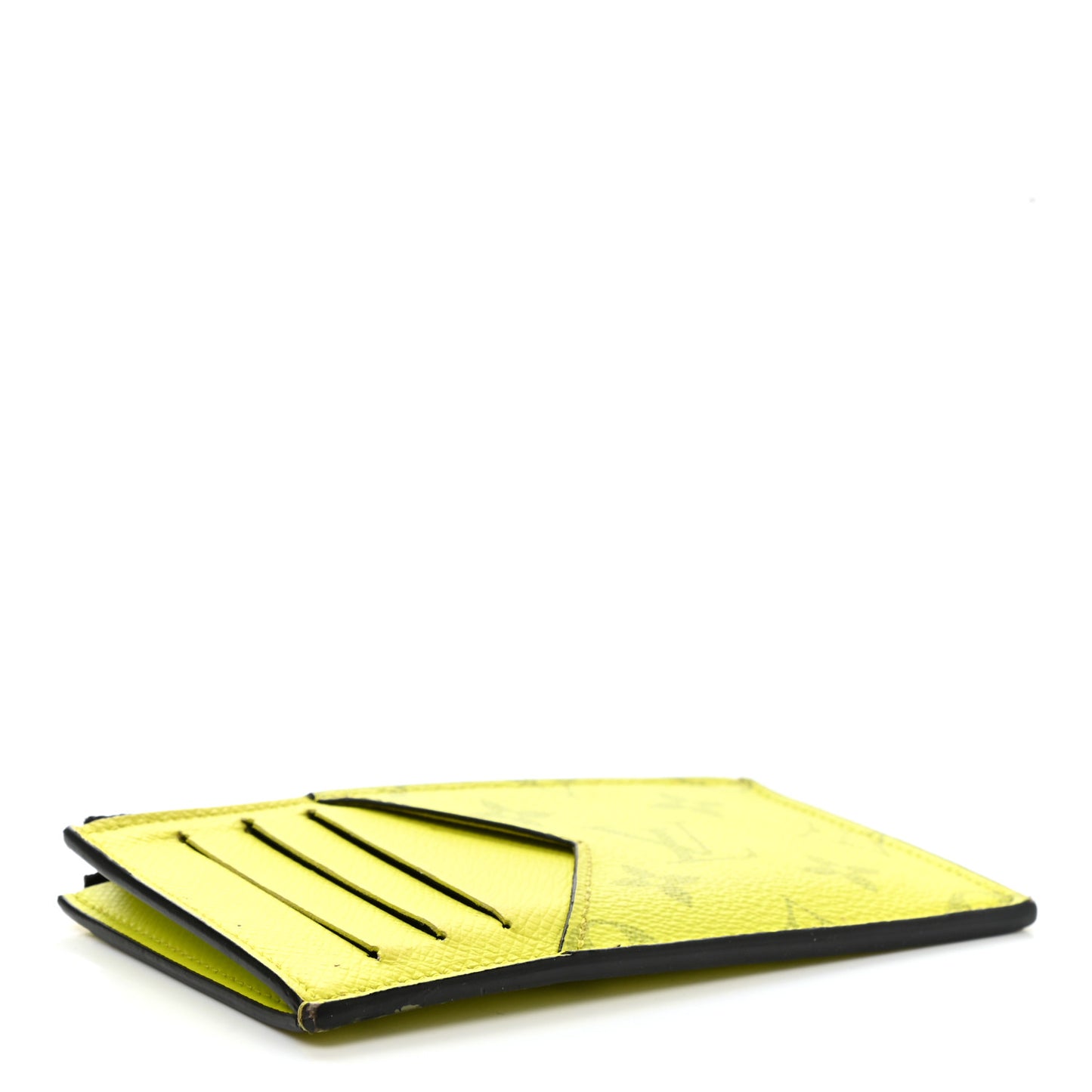 Monogram Taiga Coin Card Holder Yellow