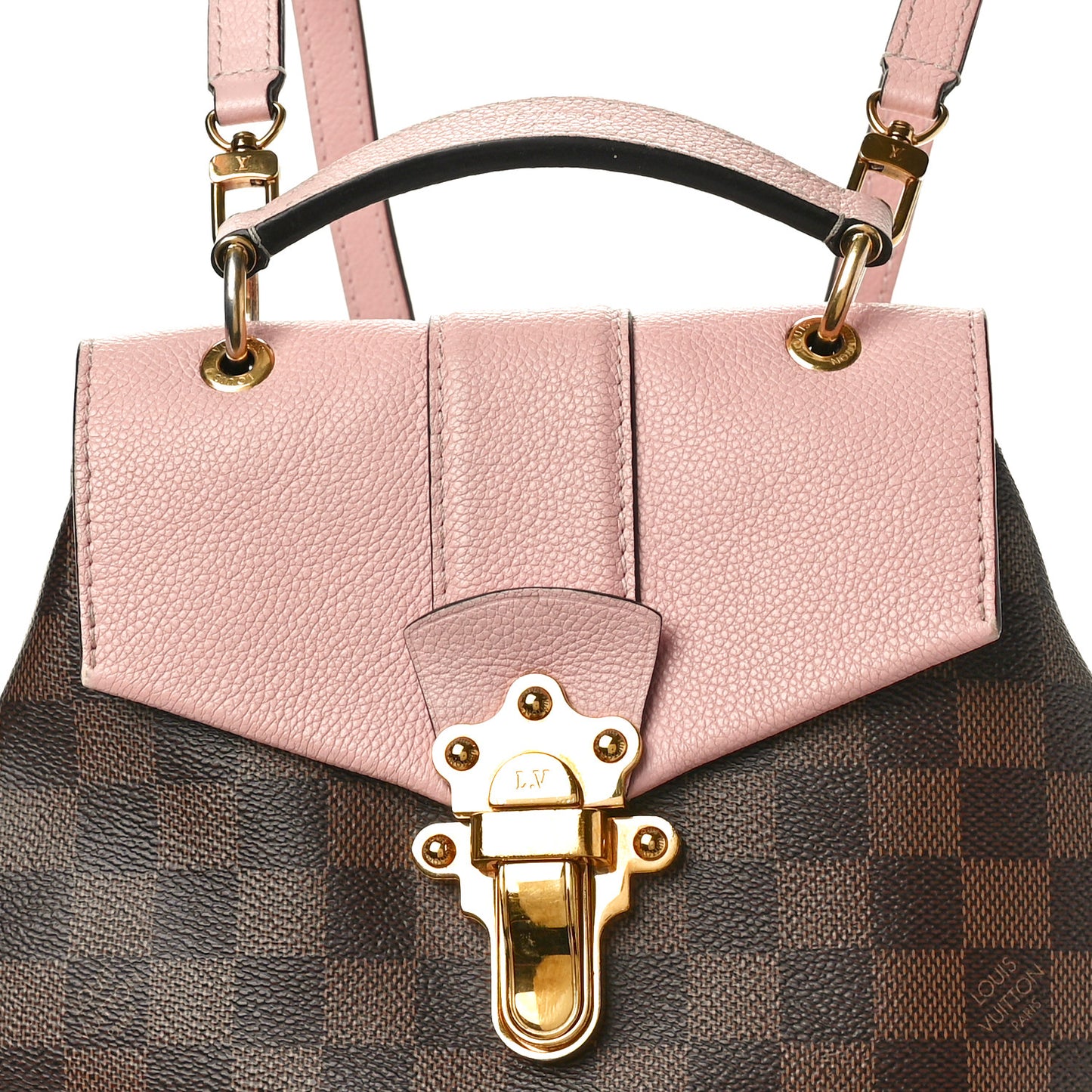 Damier Ebene Clapton Backpack Magnolia