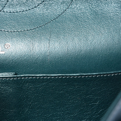 Chanel Metallic Calfskin Quilted 2.55 Reissue 227 Flap Turquoise 10 of 15