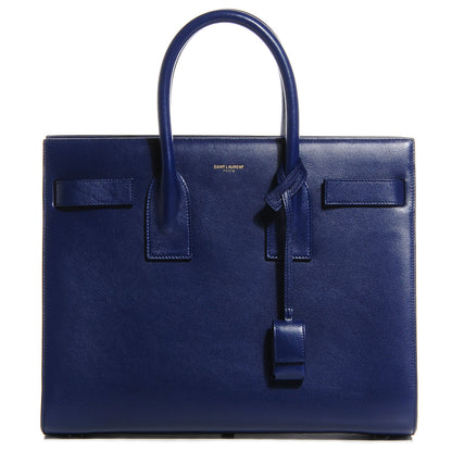 Saint Laurent Calfskin Small Sac De Jour New Marine 1 of 7