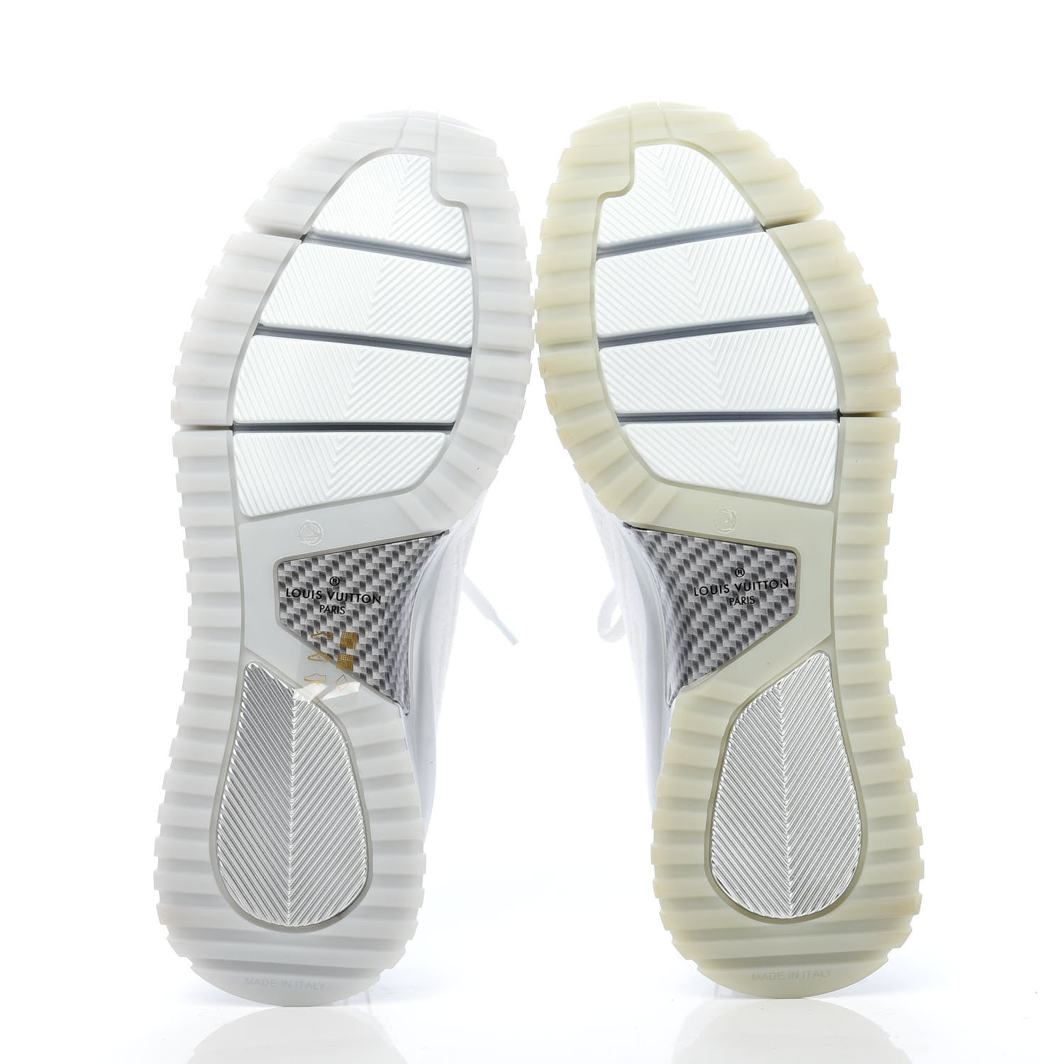 Louis Vuitton Technical Knit V.N.R Sneakers 9 White Silver 6 of 8