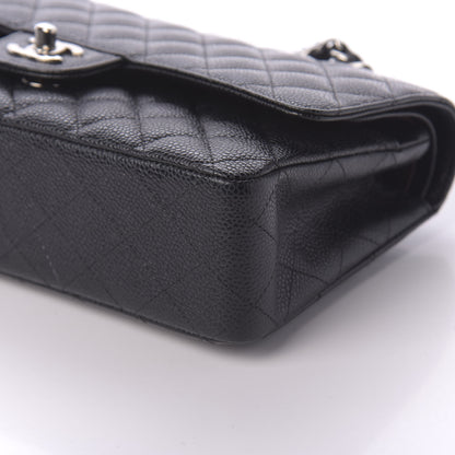 Chanel Caviar Quilted Medium Double Flap Black 7 of 11