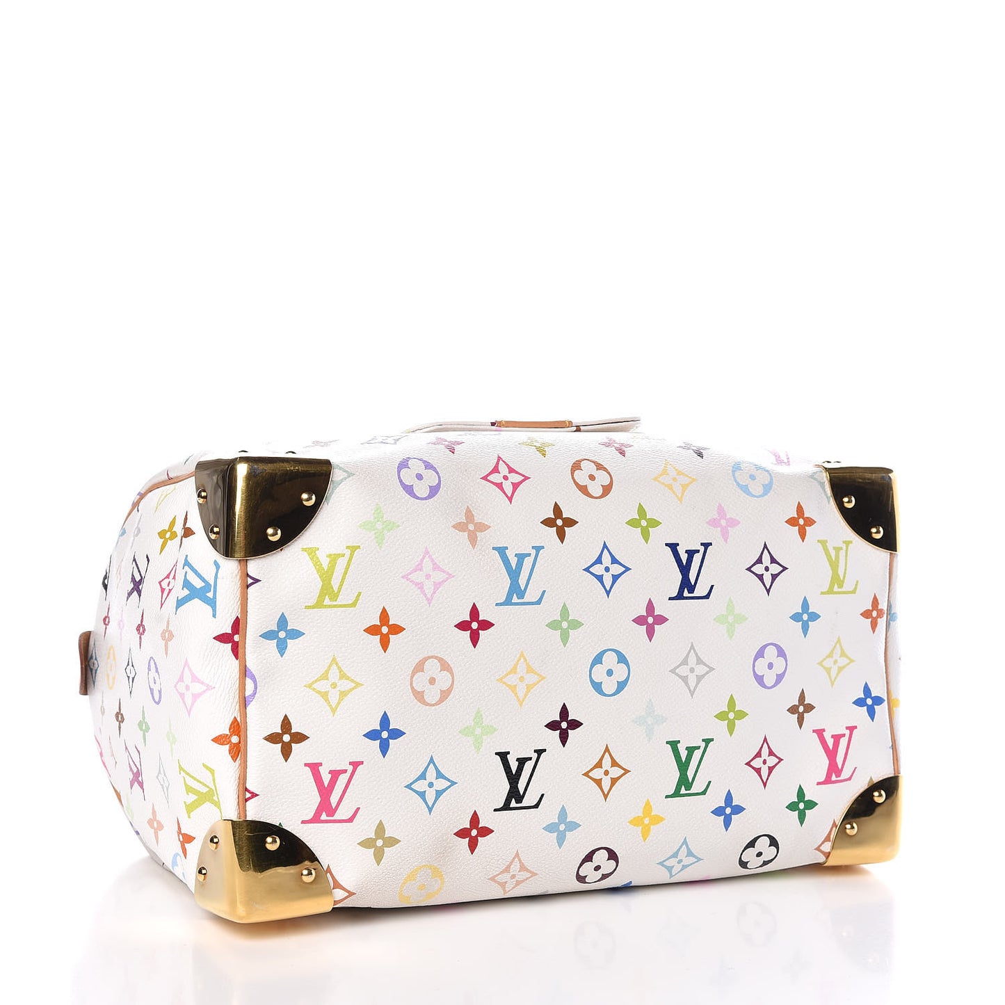 Monogram Multicolor Speedy 30 White