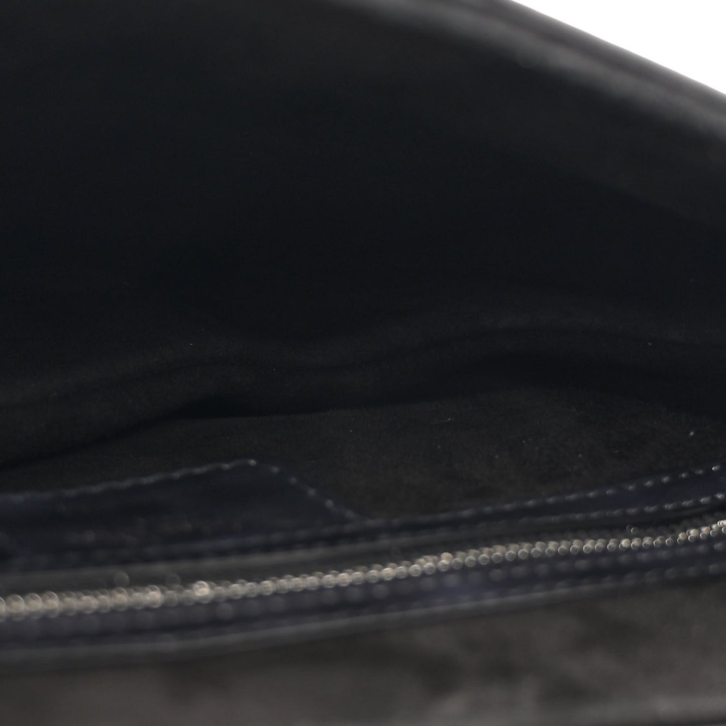 Calfskin New York Printed Saddle Bag With Strap Black White