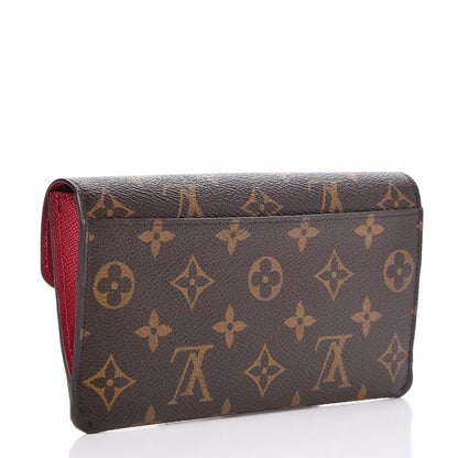 Louis Vuitton Monogram Jeanne Wallet Fuchsia 3 of 8