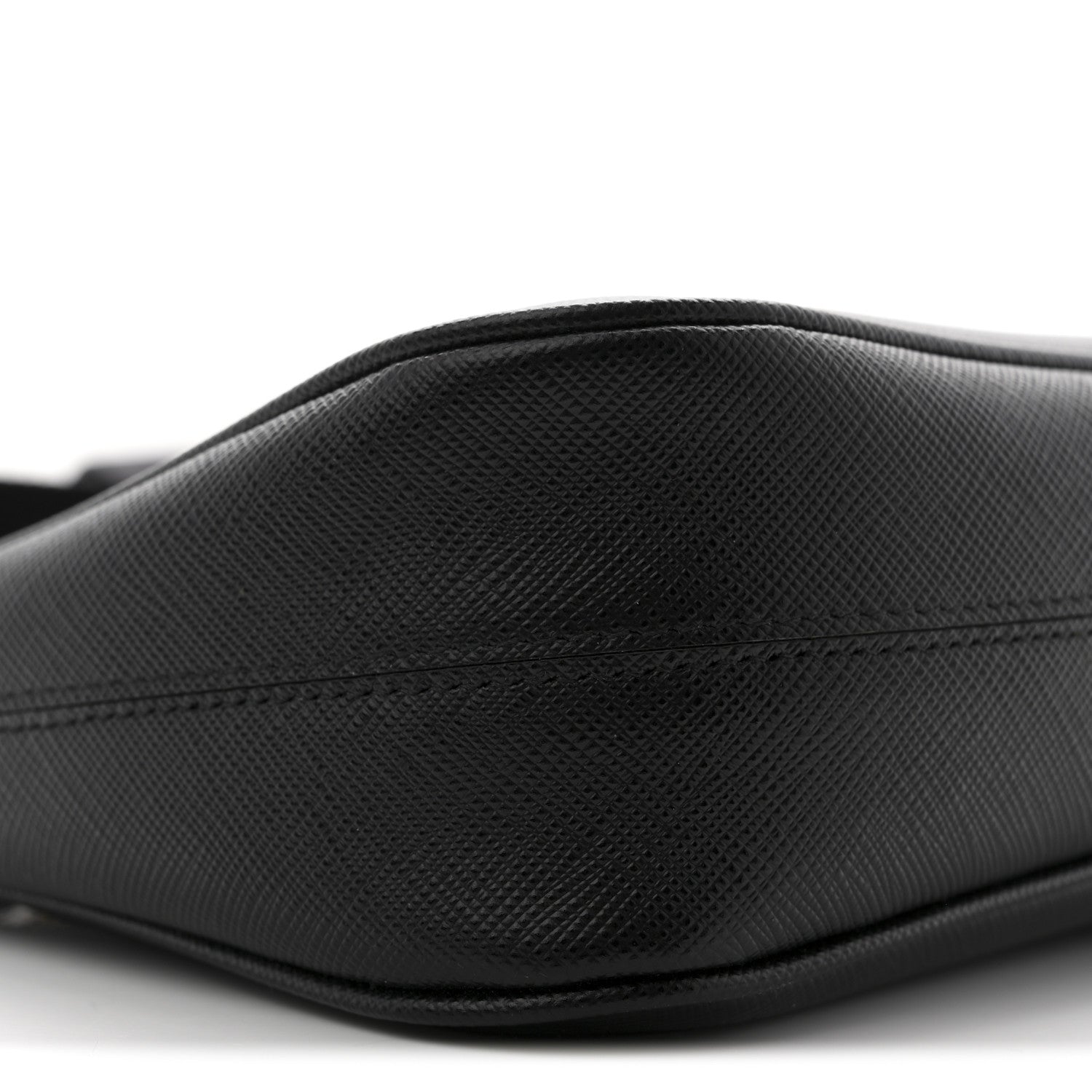 Prada Saffiano Lux Re-Edition 2005 Shoulder Bag Black 9 of 10