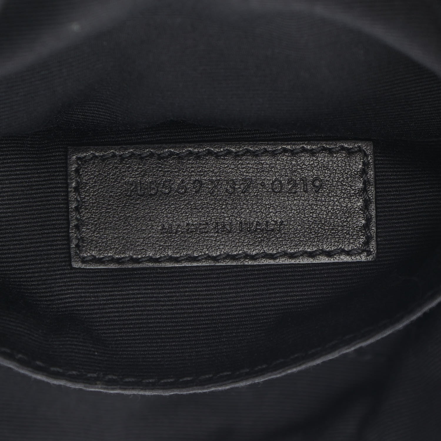 Saint Laurent Calfskin Monogram Belt Bag Black 7 of 14