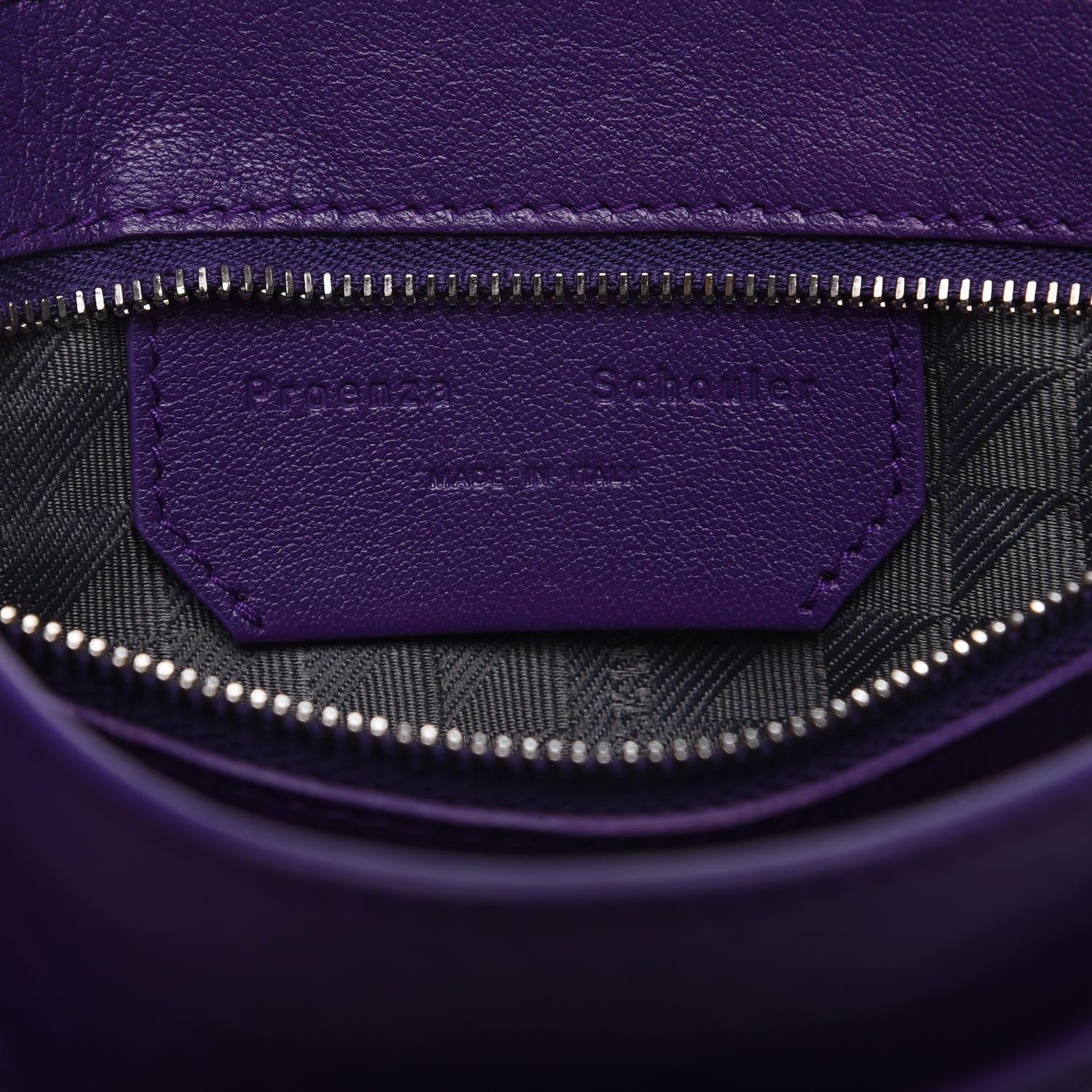 Proenza Schouler Lambskin Tiny PS1 Satchel Amethyst 7 of 10