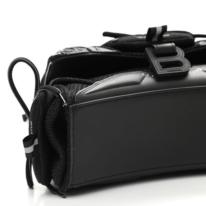 Balenciaga Faux Calfskin Fabric Small Sneakerhead Top Handle Bag Black 7 of 8