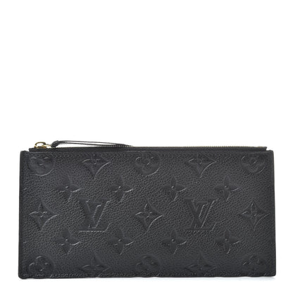 Louis Vuitton Empreinte Felicie Chain Wallet Zippered Insert Black 1 of 6