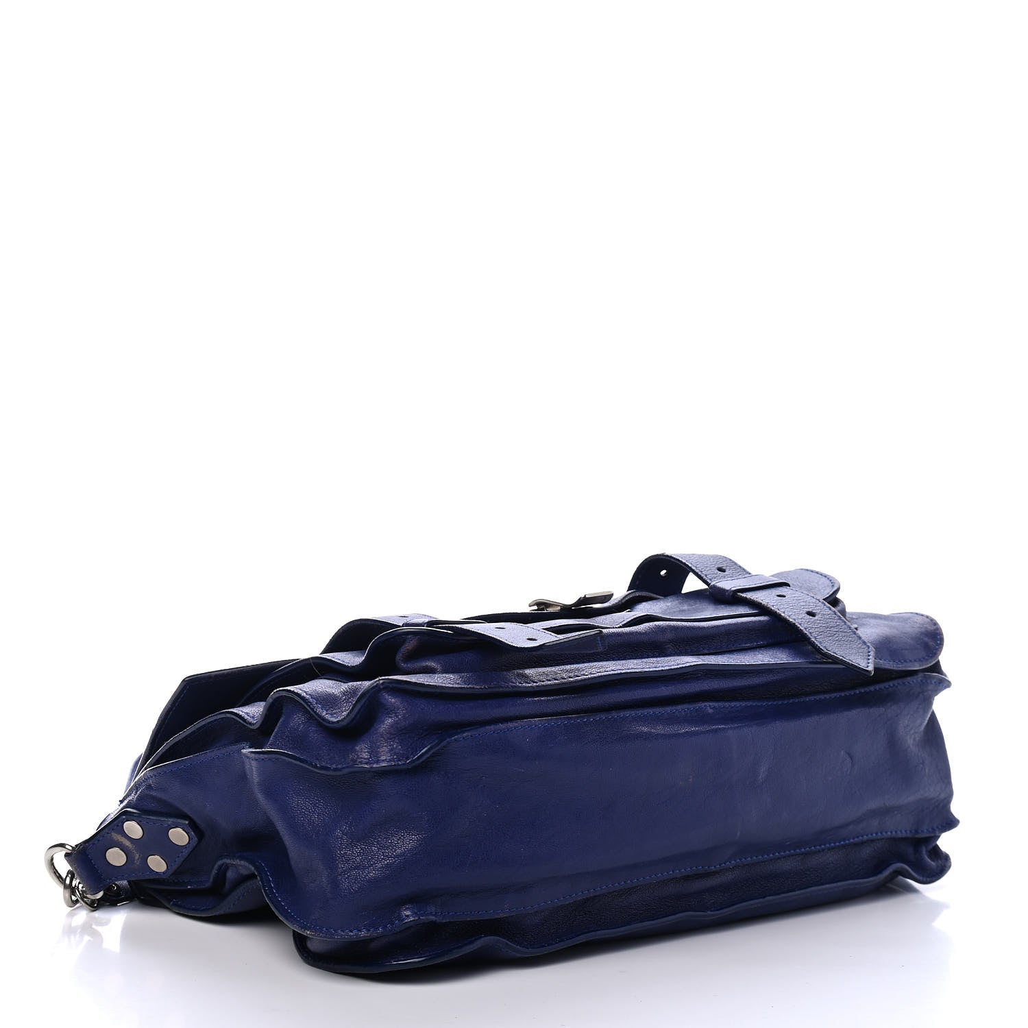 Proenza Schouler Lambskin Medium PS1 Satchel Cobalt Blue 3 of 4